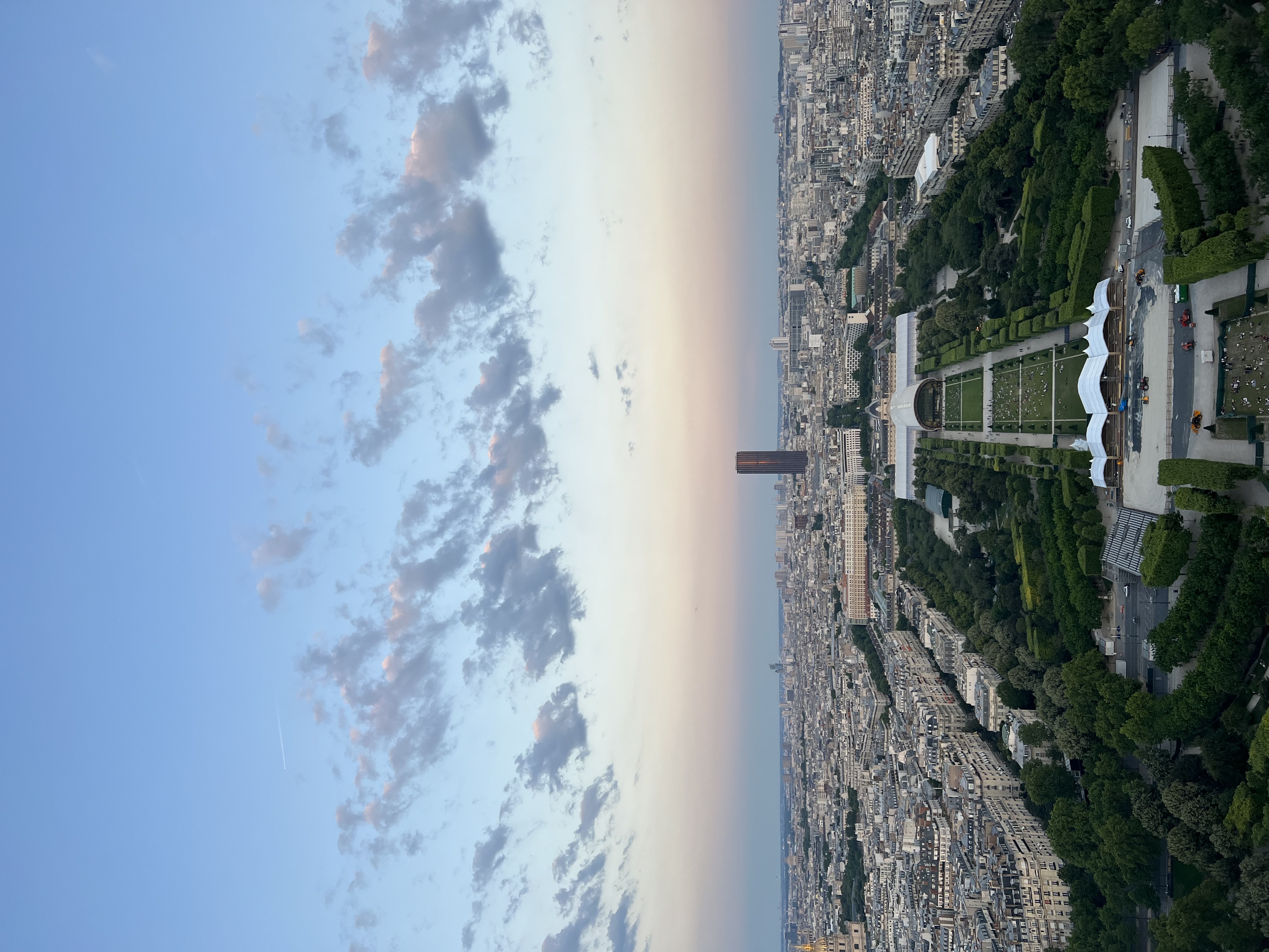 Eiffel Tower sunset